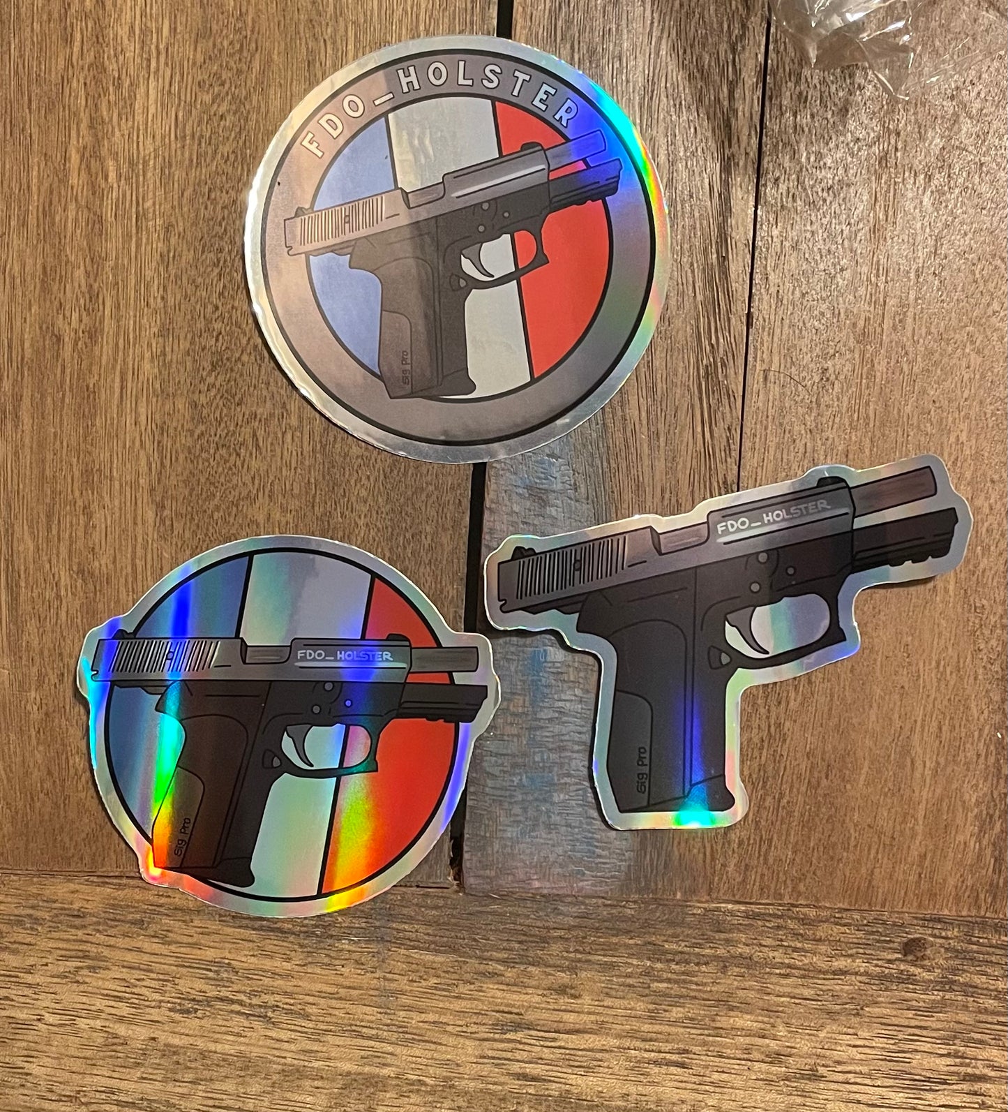 Lot de 3 sticker FDO_Holster