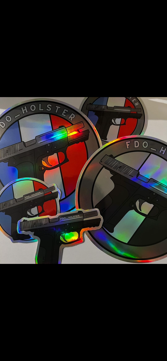Lot de 3 sticker FDO_Holster