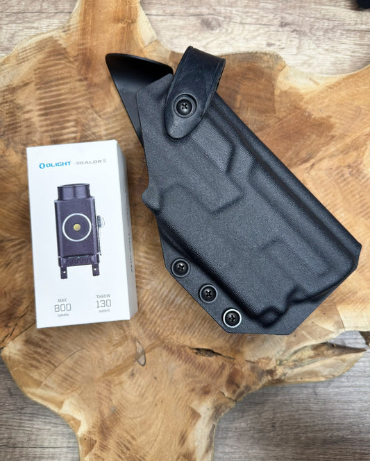 Holster OWB & Lampe Olight BALDR S (INCLUSE)